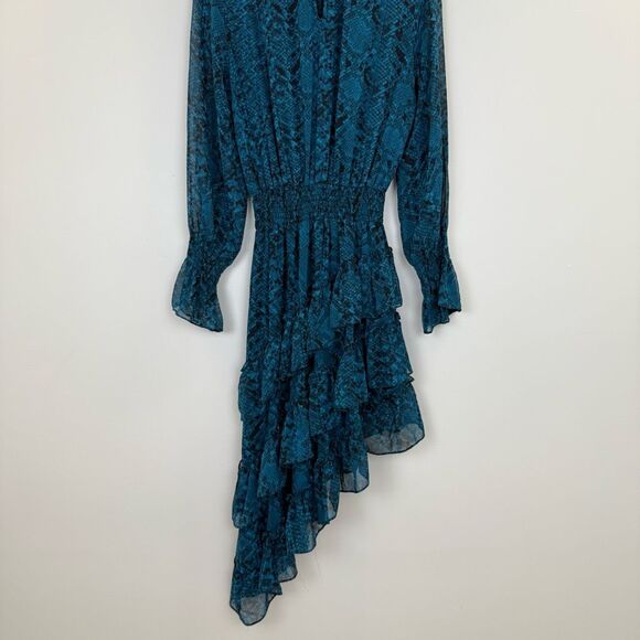 MISA Los Angeles Snake Print Savanna Dress 💚 - Picture 14 of 14